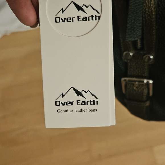 New W Tags Over Earth Genuine Leather Hobo Purse Shoulder Bag Crossbody Handbag - Picture 9 of 13